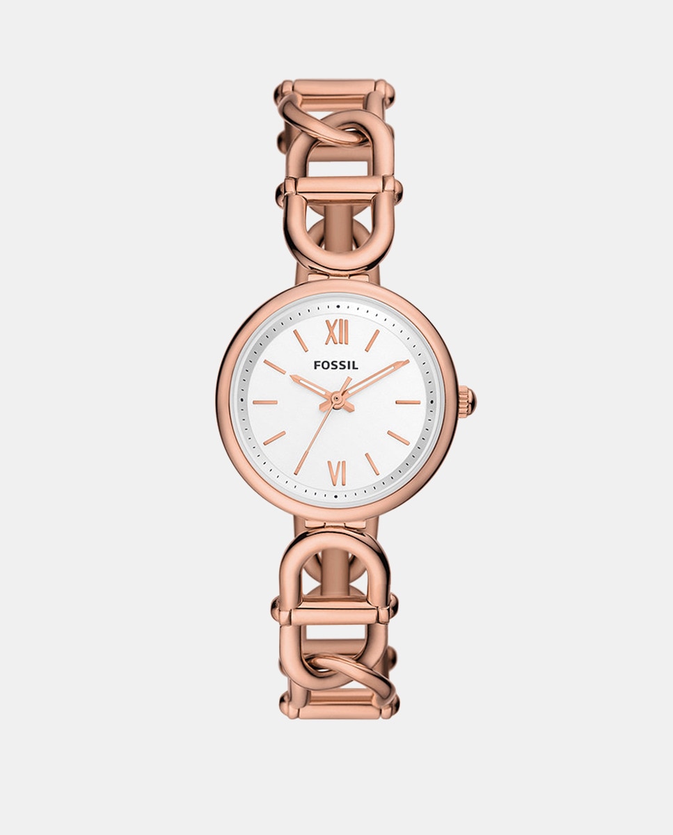 Relógio ES5273 de Aço - Rosa Prateado-1