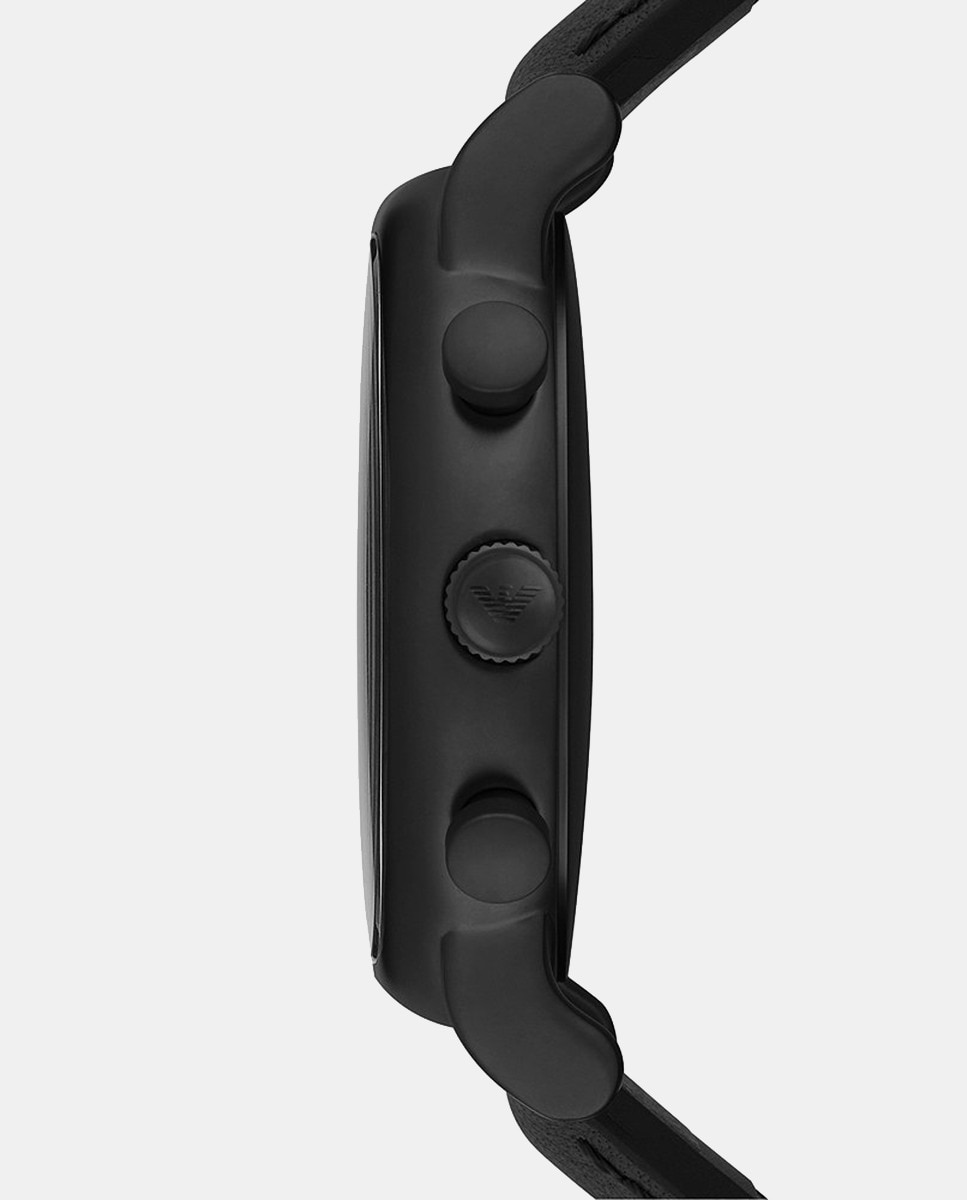 Relógio AR1970 Crono em Pele e Silicone - Preto Preto-3