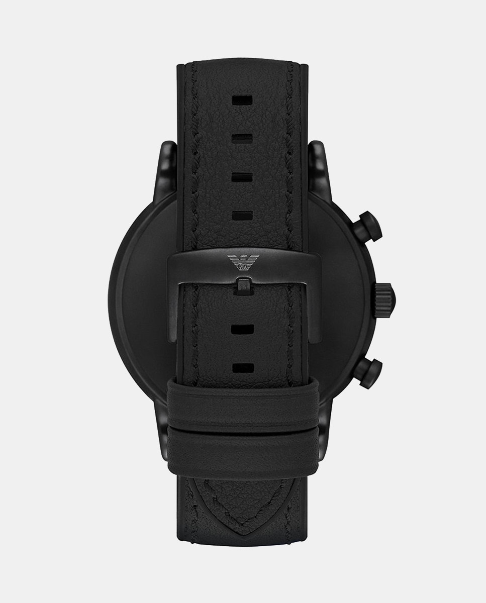 Relógio AR1970 Crono em Pele e Silicone - Preto Preto-2