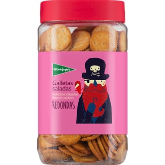 galletas saladas redondas bote 350 g - El Corte Ingles