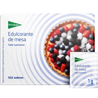 edulcorante de mesa en sobres envase 100 sobres - El Corte Ingles