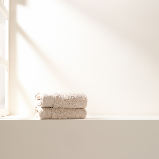 Imagem 0 de Conjunto de 2 Toalhas de Bidé de Algodão e Tencel 650 g/m2 Eris Soft