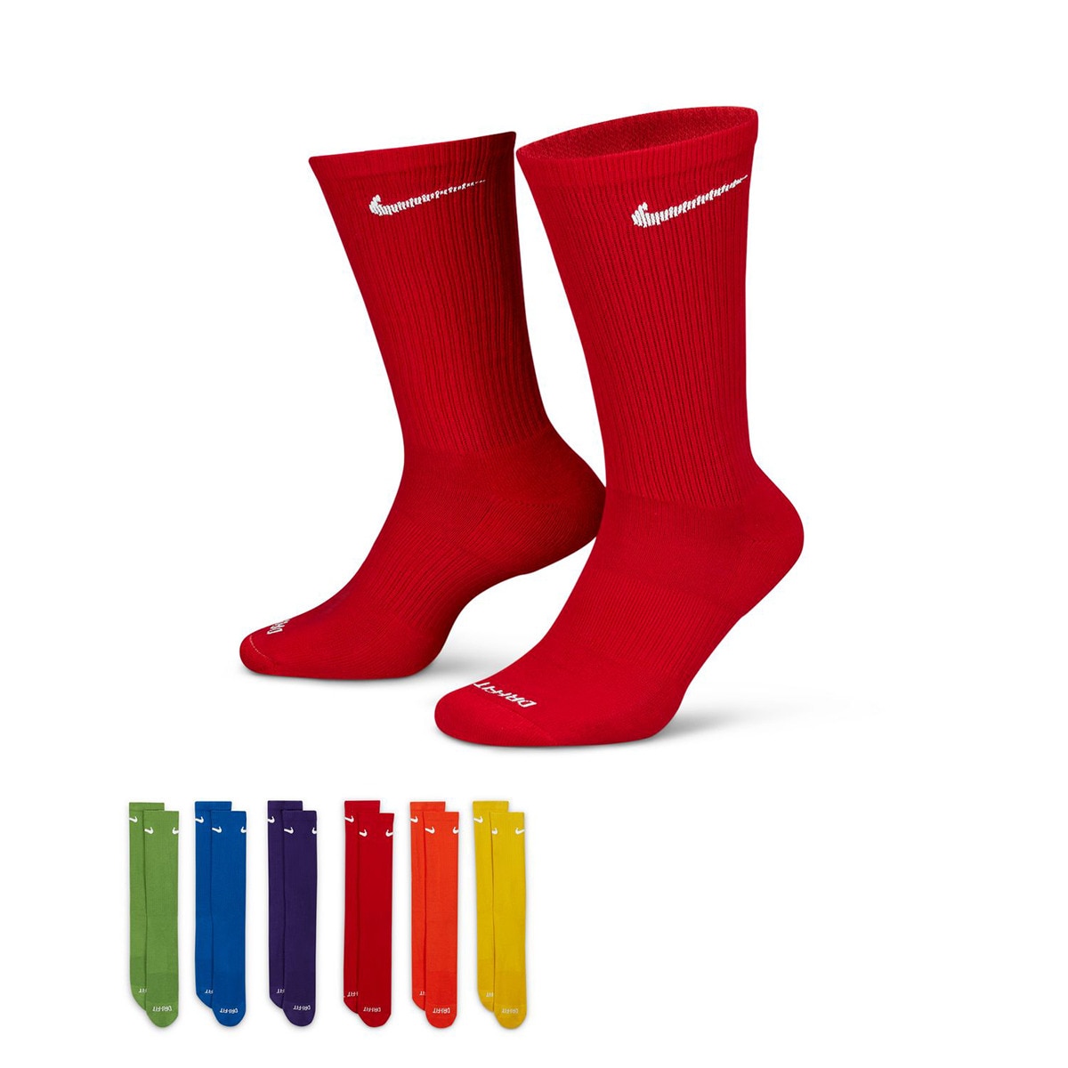 Meias de Futebol Everday Plus Cushioned Multicolor-4