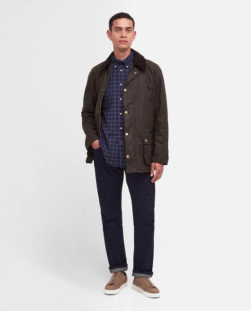 Imagen 0 de Chaqueta de hombre con cuello de cordón y bolsillos frontales