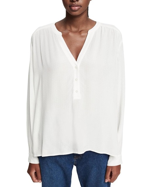 Imagen 0 de Blusa de mujer loose fit cuello pico