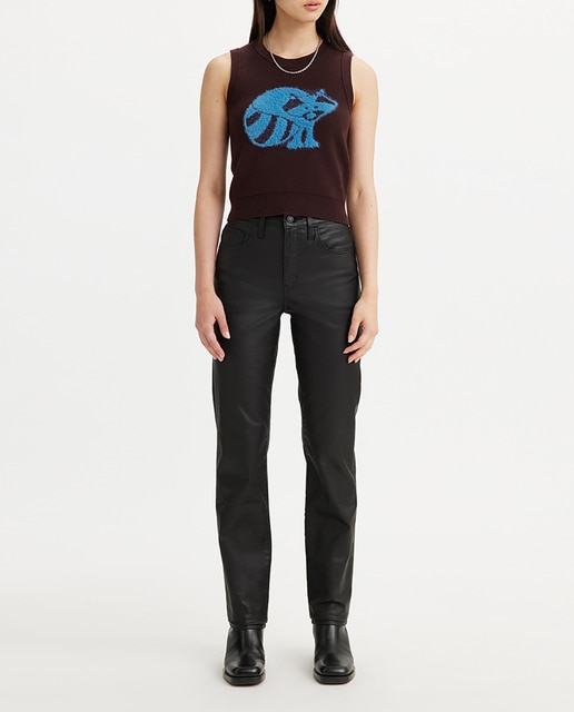 Imagen 0 de Pantalón de mujer de polipiel 724™ High Rise Straight