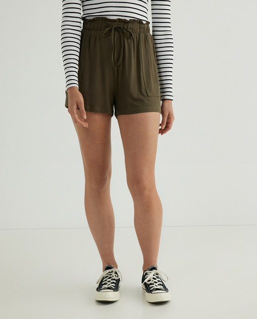 Imagen 0 de Pantalón corto de mujer cintura elástica