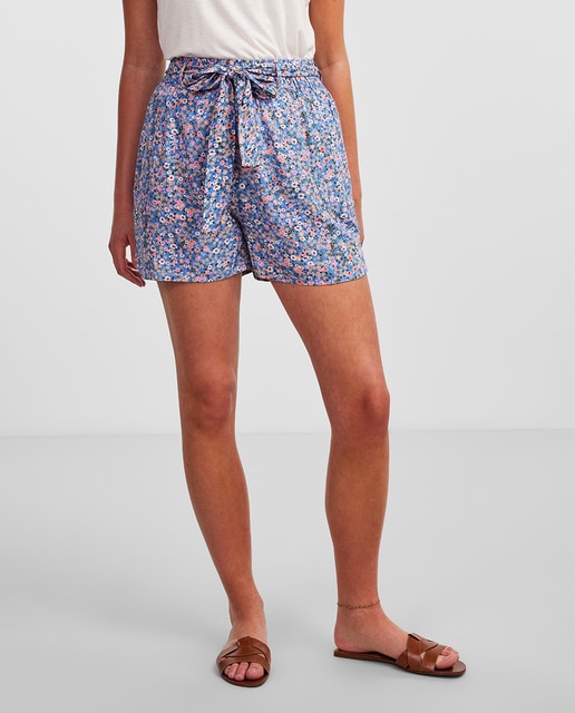 Imagen 0 de Pantalón corto de mujer de cintura alta elástica