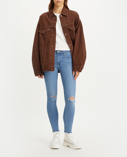 Imagen 0 de Vaquero de mujer 711™ Skinny lavado medio