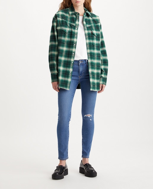 Imagen 0 de Vaquero de mujer 711™ Skinny lavado medio