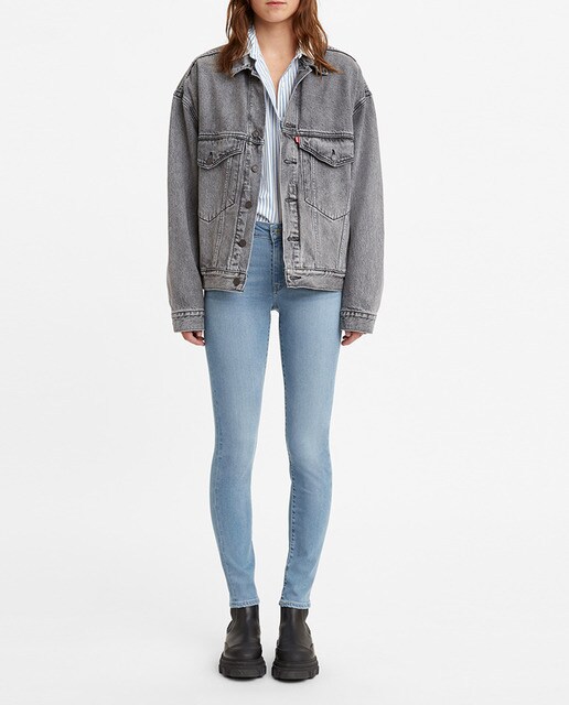 Imagen 0 de Vaquero de mujer 711™ Skinny lavado medio. Tiro medio