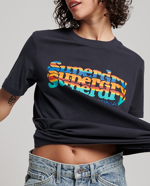 Imagen 0 de Camiseta de mujer Vintage Scripted Infill