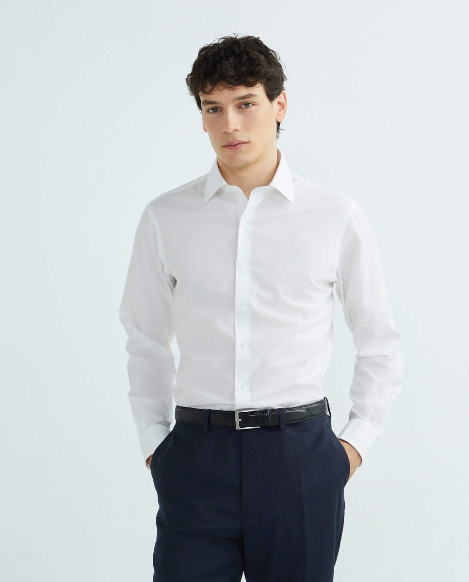 Camisa Non Iron Branco-1