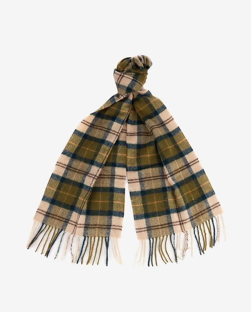 Imagen 0 de Bufanda de hombre de lana con diseño de cuadros