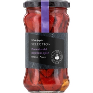 Pimentos de Piquillo Inteiros Assados com Tempero à La Guilho frasco 290 g - El Corte Inglés Selection