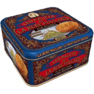 Bolachas de Manteiga lata 250 g - Les Palets De La Mère Poulard