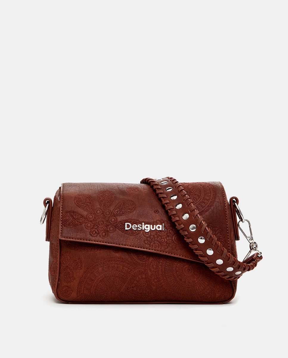 Bordados Prime Mochilas De Cuero Desigual Mochila Desigual