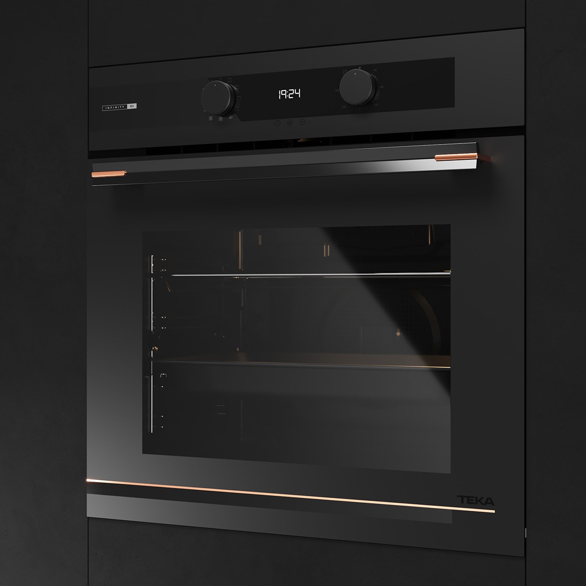 Horno convencional Teka Hydroclean Pro Automático - HLB 84-G1 BM Negro mate-8