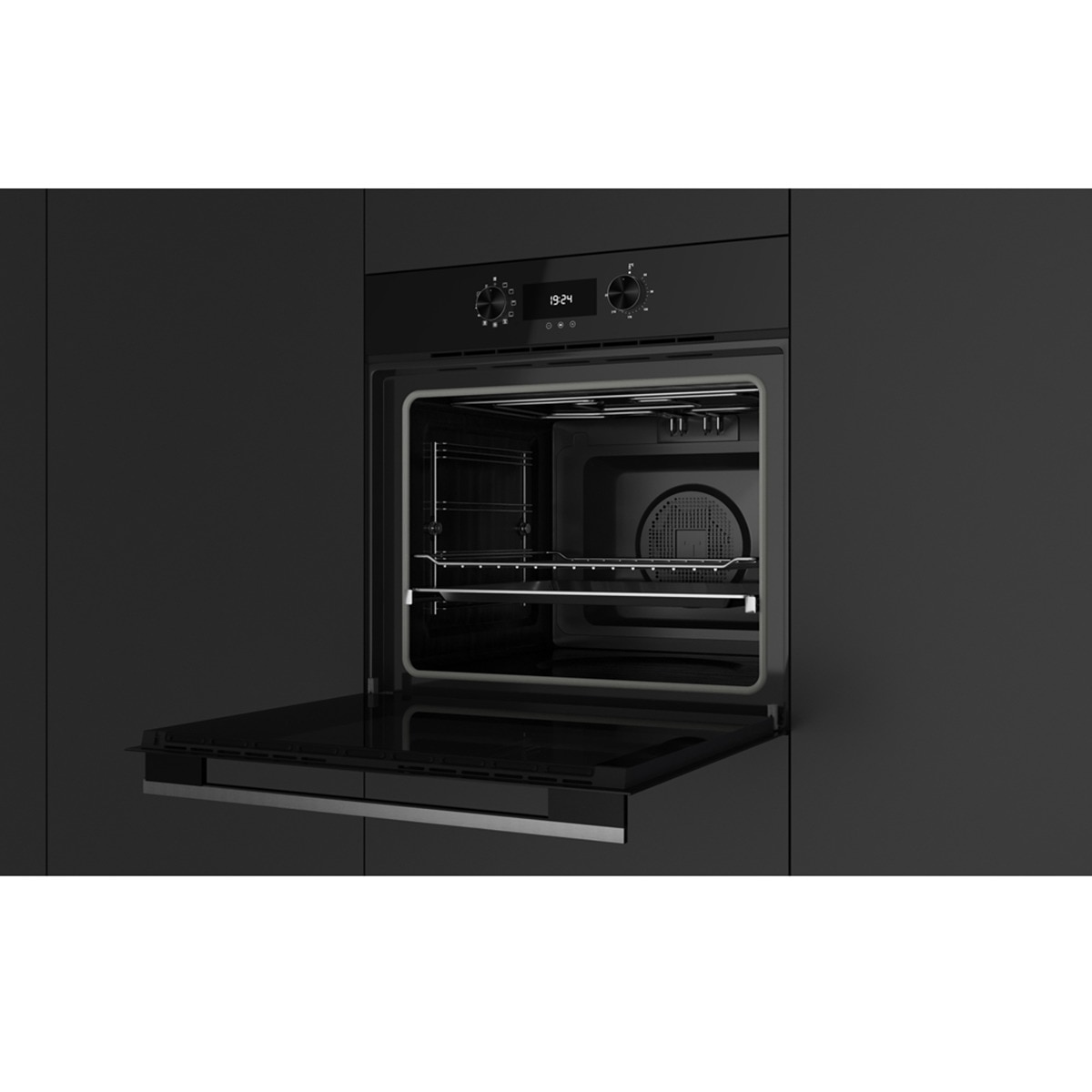 Horno convencional Teka Hydroclean, Surround Temp - HLB 8400 FBK Negro-7
