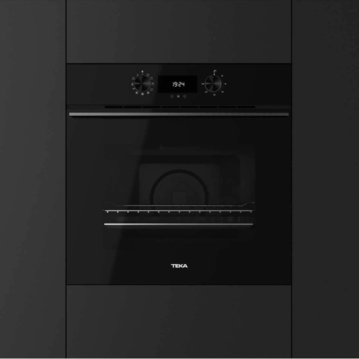 Horno convencional Teka Hydroclean, Surround Temp - HLB 8400 FBK Negro-6