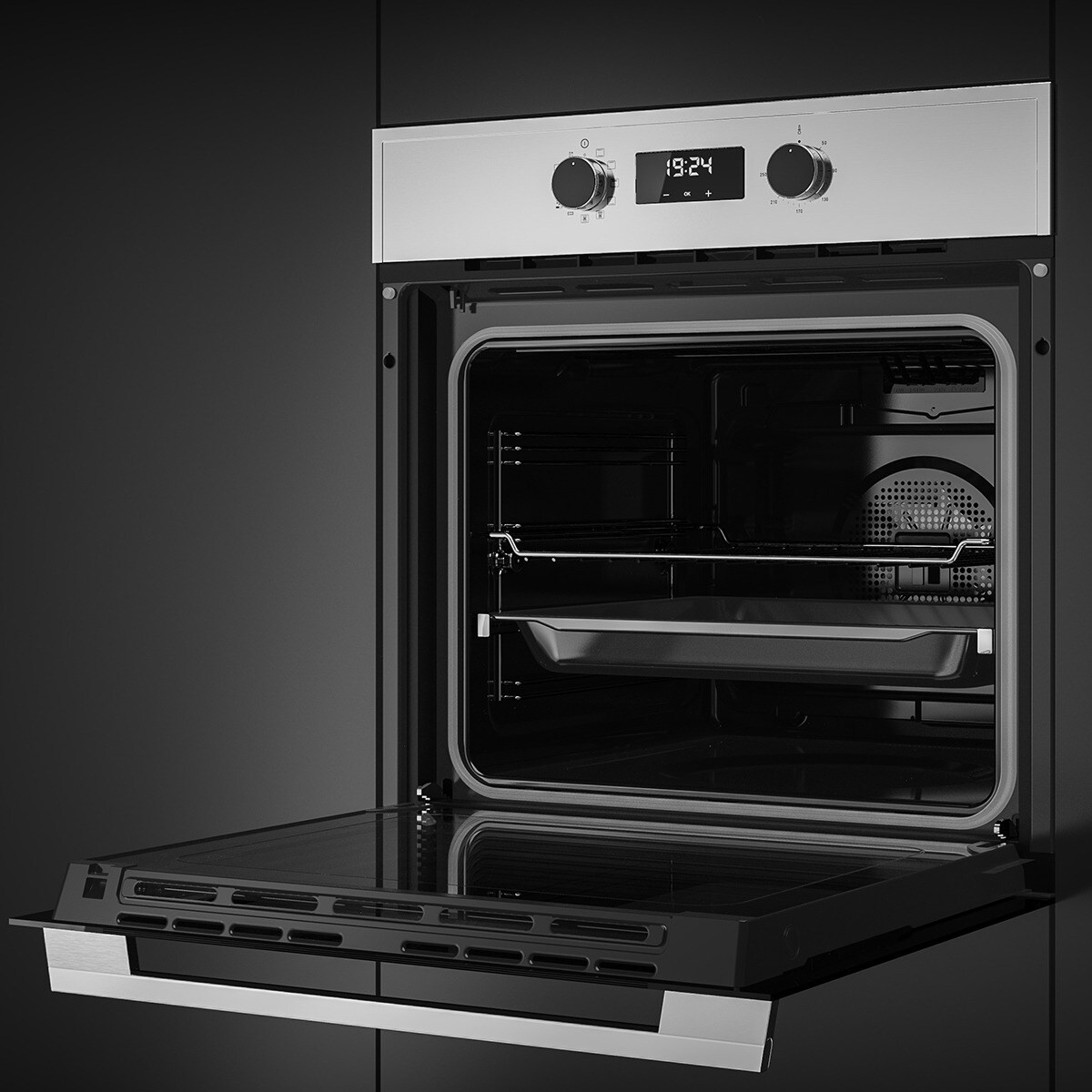 Horno multifunción Teka con HydrocleanPRO - HSB 635 S INOX Inox-3