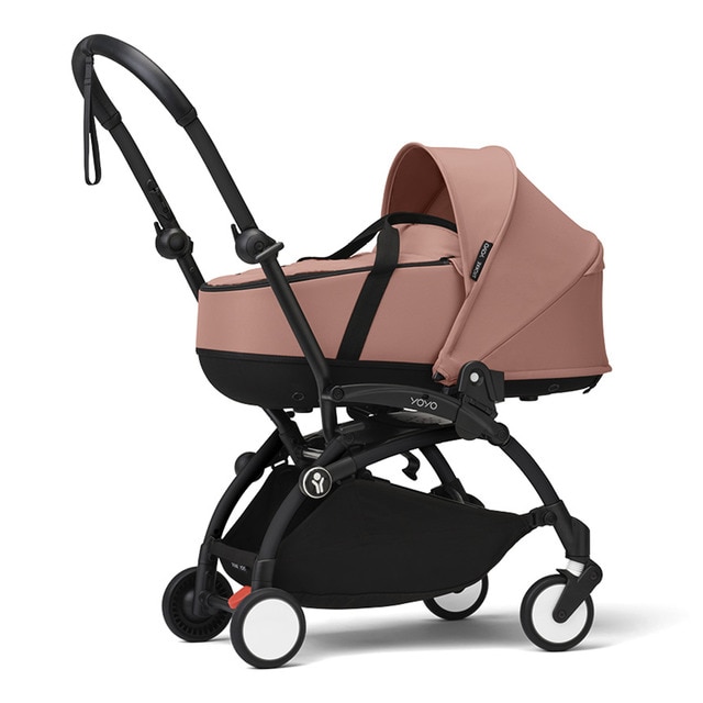 Imagem 0 de Carrinho de passeio Stokke® YOYO³ com chassis preto e alcofa Ginger