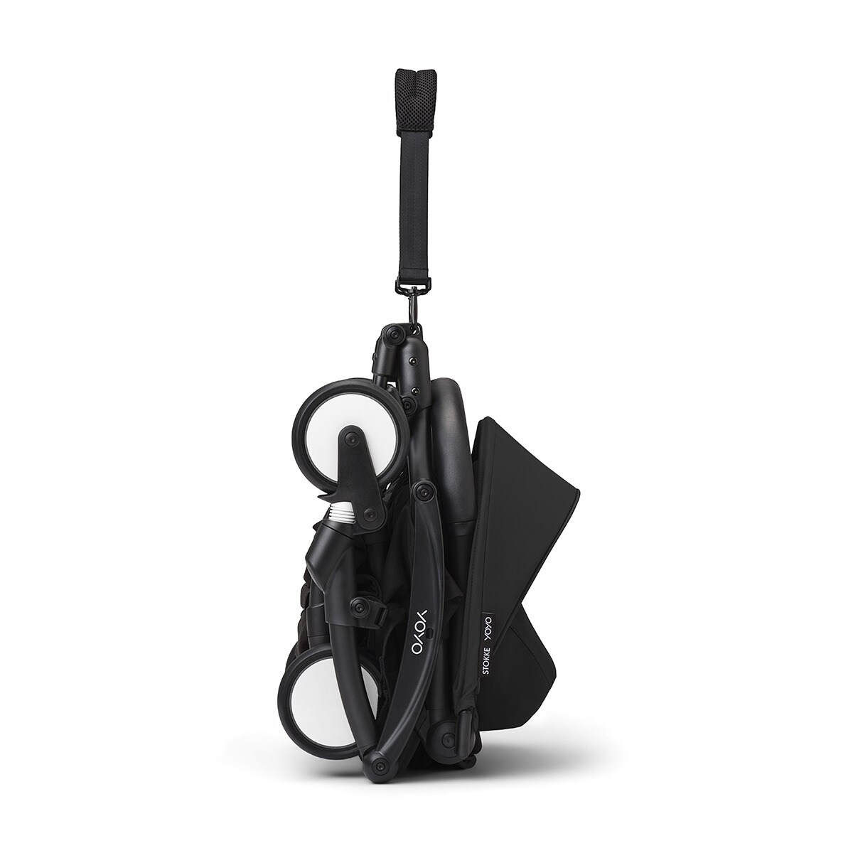 Carrinho de Passeio Stokke® YOYO³ com Chassis Preto e Oack de 6+ Color Preto 8