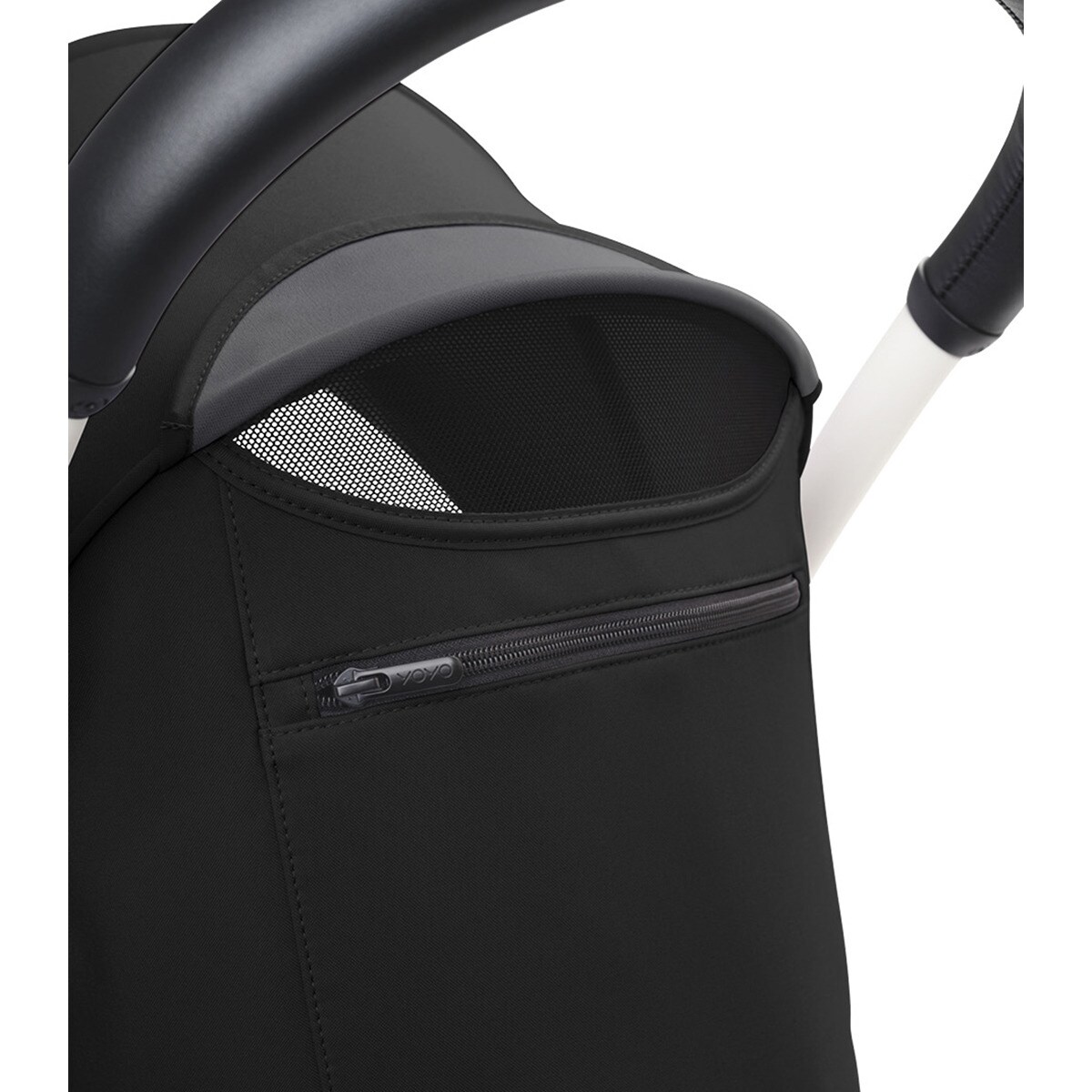 Carrinho de Passeio Stokke® YOYO³ com Chassis Preto e Oack de 6+ Color Preto 7