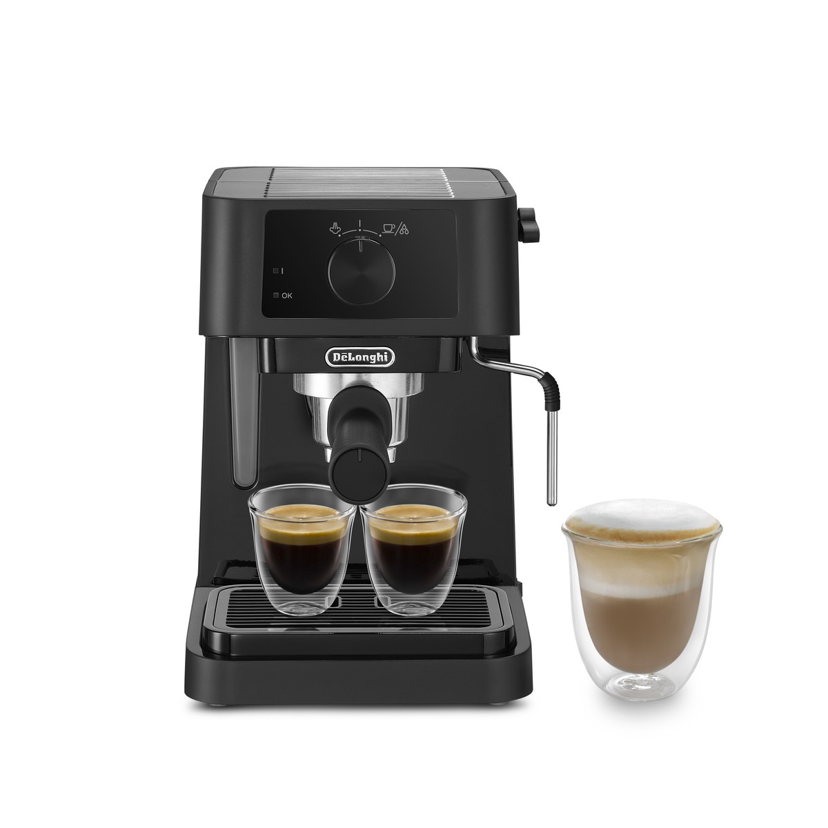 Cafetera espresso De'Longhi EC230.BK bomba tradicional, con deposito de agua extraible Negro-2