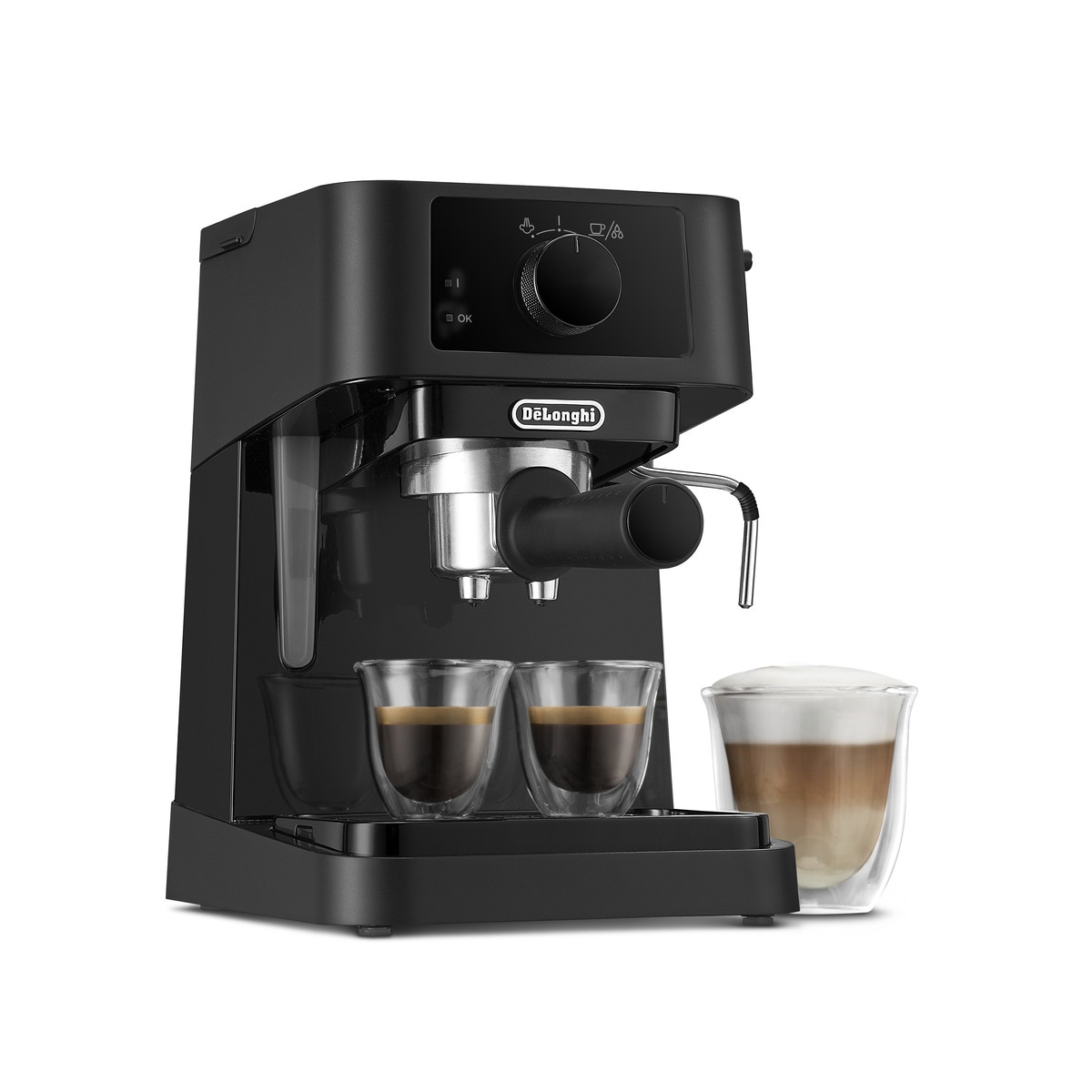 Cafetera espresso De'Longhi EC230.BK bomba tradicional, con deposito de agua extraible Negro-3