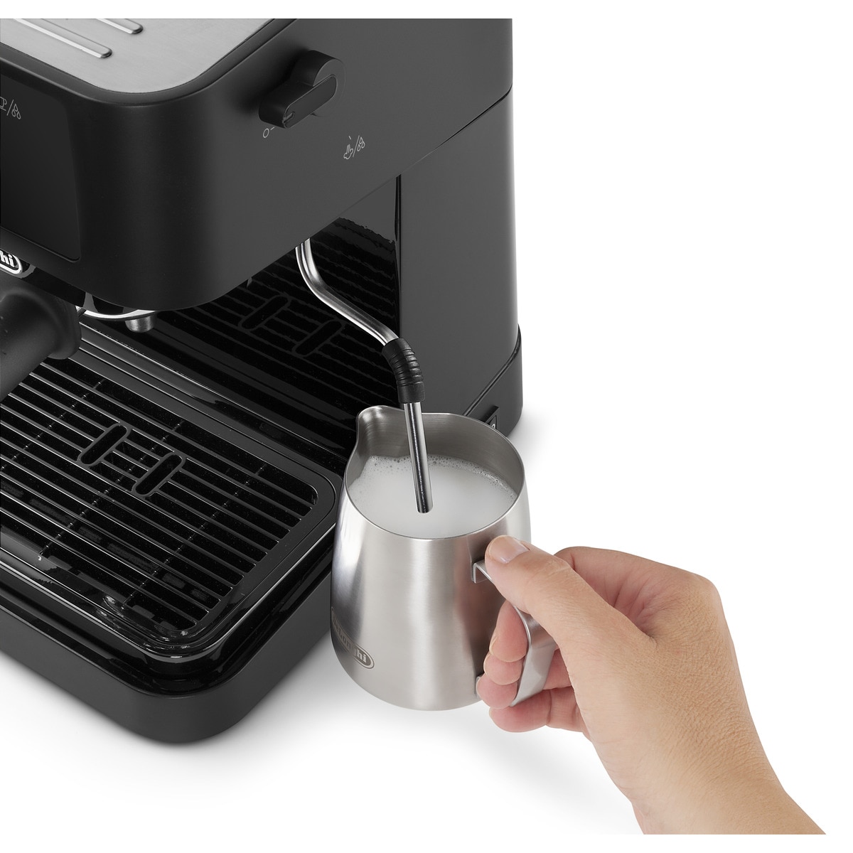 Cafetera espresso De'Longhi EC230.BK bomba tradicional, con deposito de agua extraible Negro-5