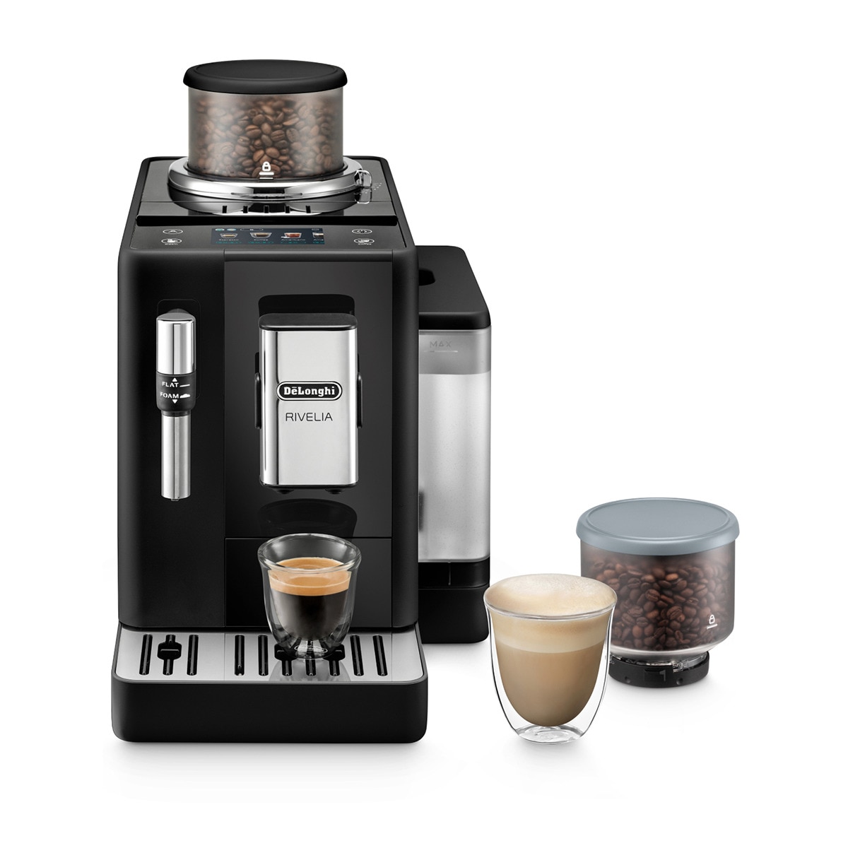 Imagen 0 de Cafetera Superautomática De'Longhi Rivelia EXAM440.35.B con 2 depósitos de café intercambiables