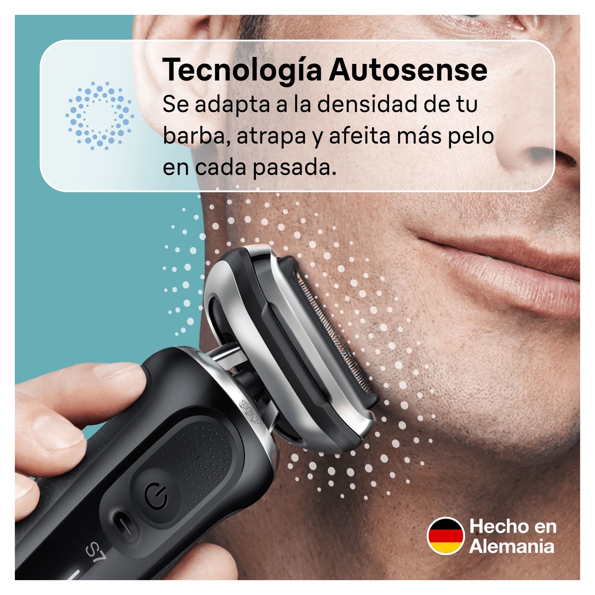 Máquina de Barbear Braun Series 7 71-N1200s 360° Flex, Utilização em Seco ou em Molhado, com Aparador de Precisão Preto-4