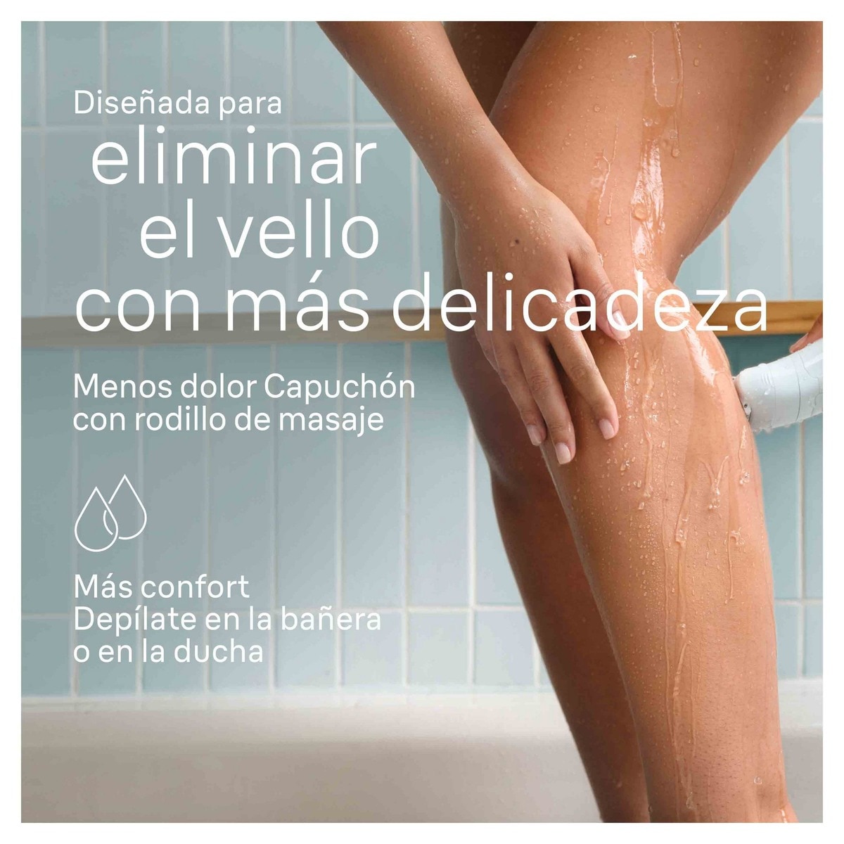 Depiladora eléctrica Braun Silk-épil 5, inalámbrica, con cabezal de exfoliación, uso en seco y húmedo Blanco / Flamenco-3