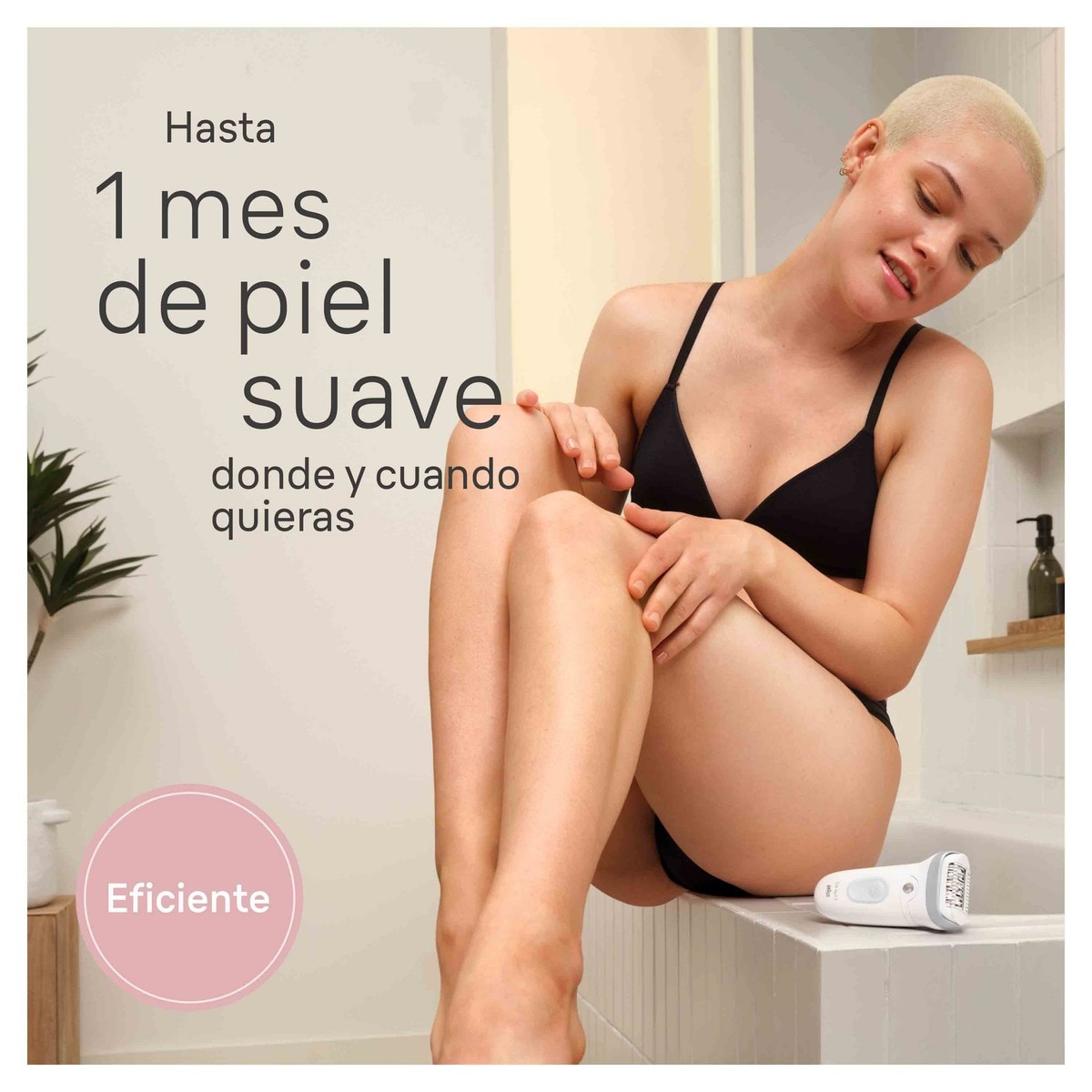Depiladora eléctrica Braun Silk-épil 7, inalámbrica, uso en seco y húmedo Blanco / Plata-3