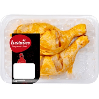 Perna de Frango com Molho de Alho Peso Aproximado por 500 g - Lusiaves
