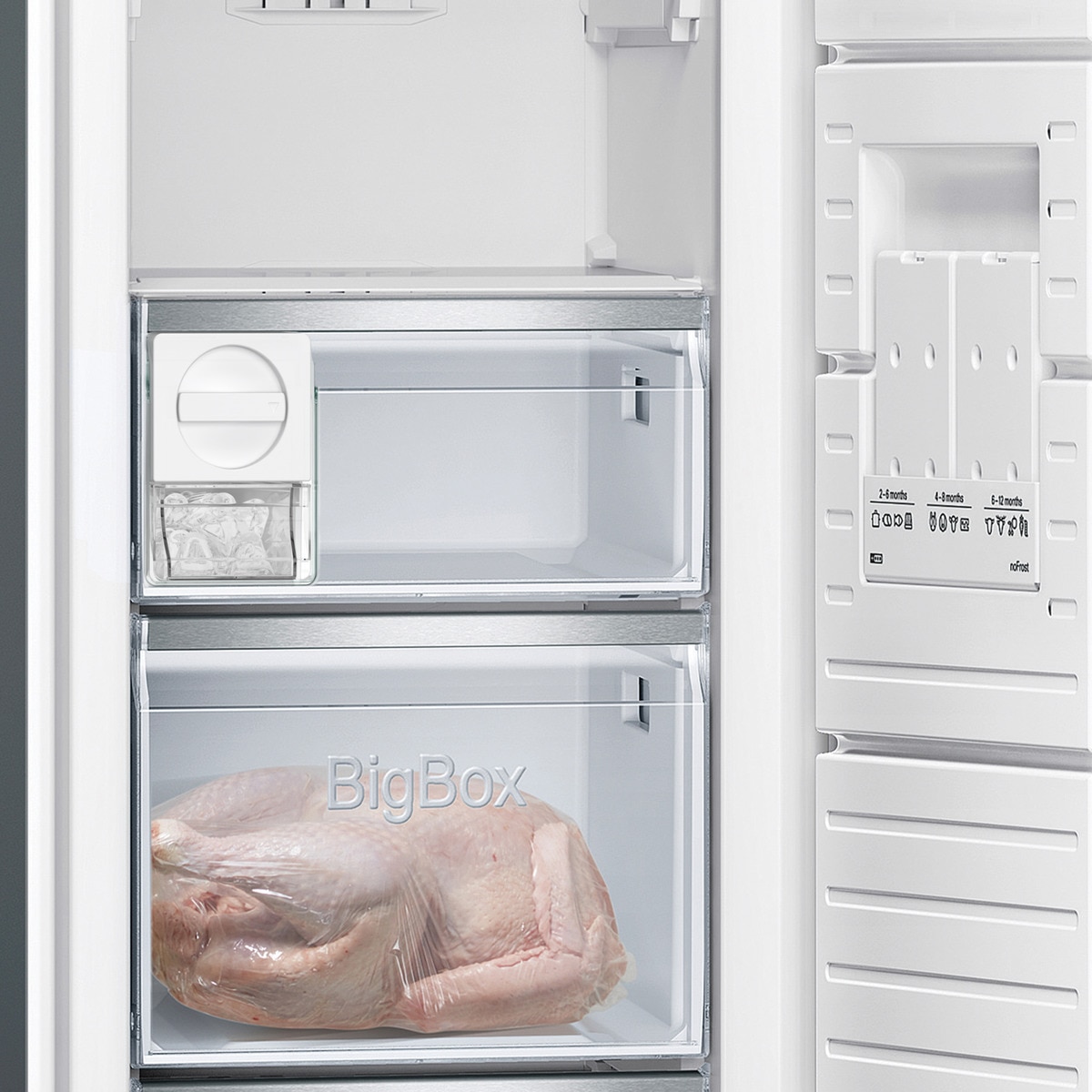 Congelador vertical Siemens No Frost - GS36NAXEP Inox antihuellas-3