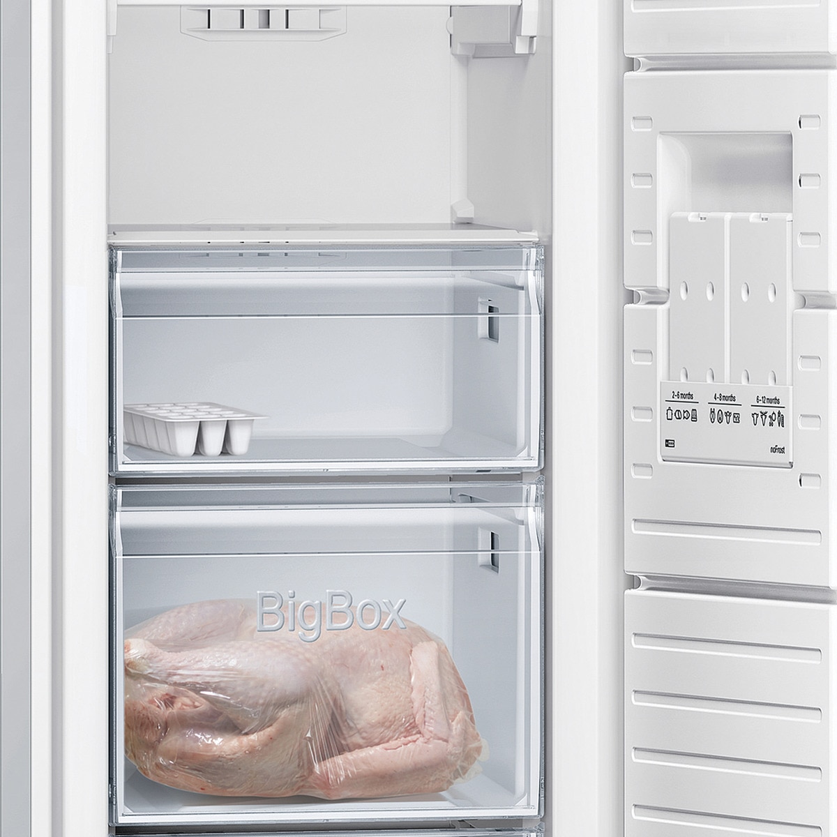 Congelador vertical Siemens No Frost - GS36NVIEP Inox antihuellas-6