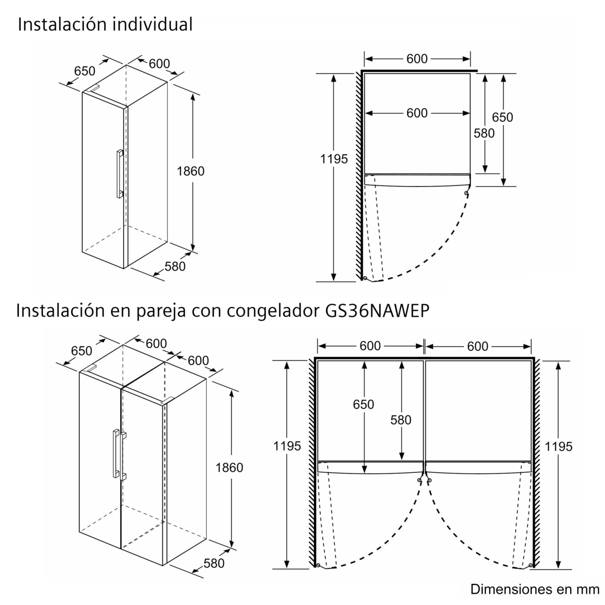 Frigorífico 1 puerta Siemens hyperFresh Plus - KS36VAWEP Blanco-5