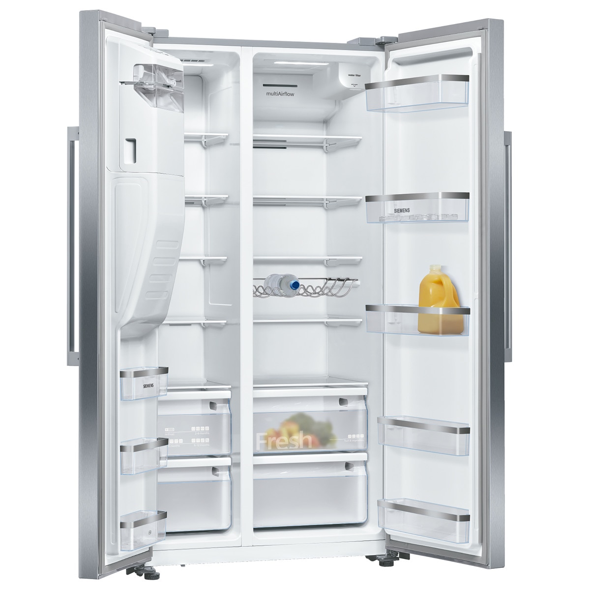 Frigorífico americano Siemens No Frost - Dispensador - KA93DAIEP. . Inox antihuellas-2