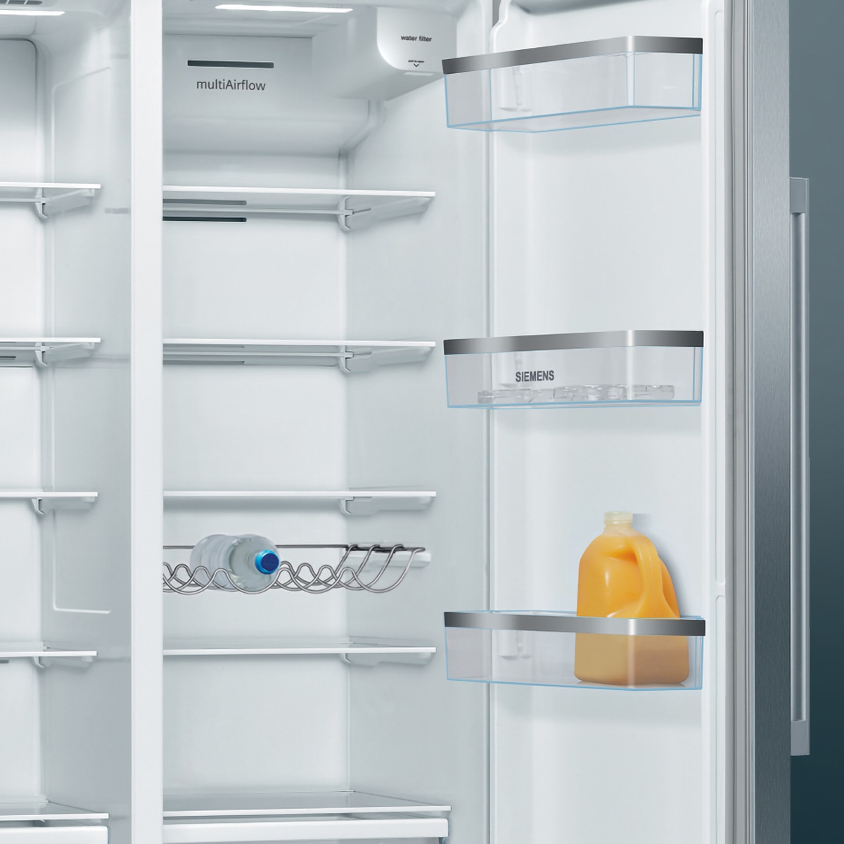 Frigorífico americano Siemens No Frost - Dispensador - KA93DAIEP. . Inox antihuellas-8