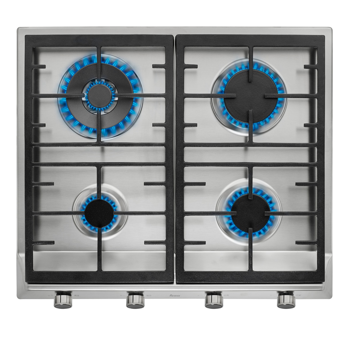 Placa de gas Teka con 4 quemadores - EX 60.1 4G AI Acero Inox-3