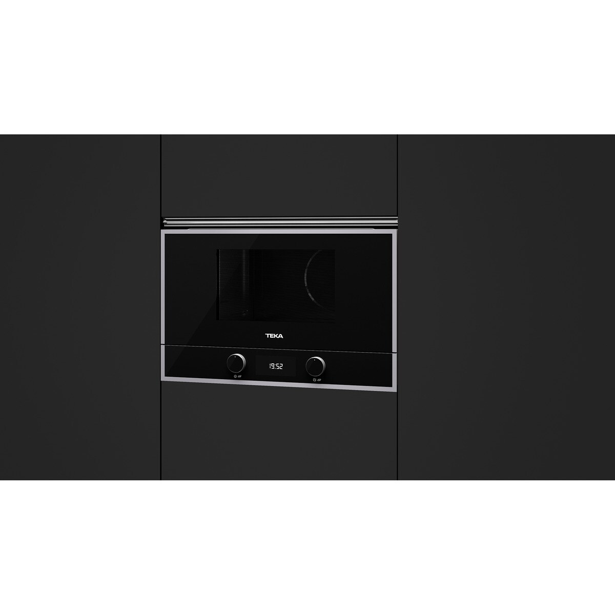 Micro-ondas de encastre ML822BIS branco com capacidade para 22 litros e grelhador Preto-3