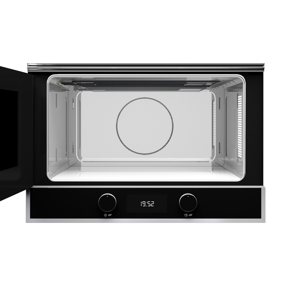 Micro-ondas de encastre ML822BIS branco com capacidade para 22 litros e grelhador Preto-10