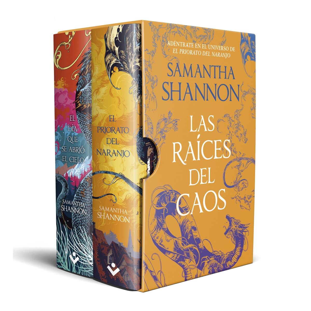 Imagem 0 de Las raíces del caos (estuche con: El día que se abrió el cielo | El priorato del naranjo) (Bolso)