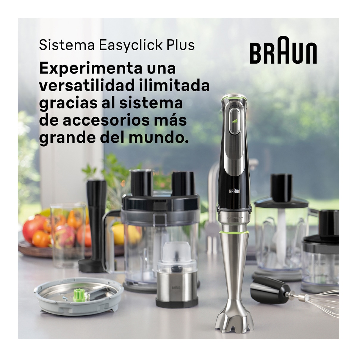 Batidora de mano Braun Minipimer MultiQuick 9 MQ9135XI SmartSpeed avanzado Negro-5