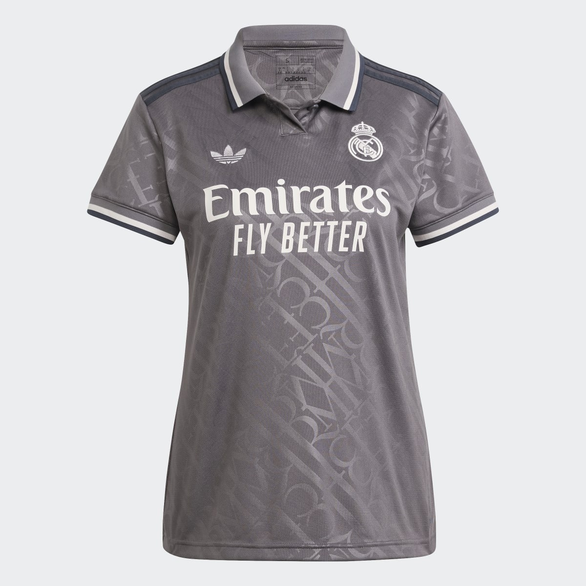 T-shirt de Mulher 3.º Equipamento Real Madrid 24/25 Cinzento-6