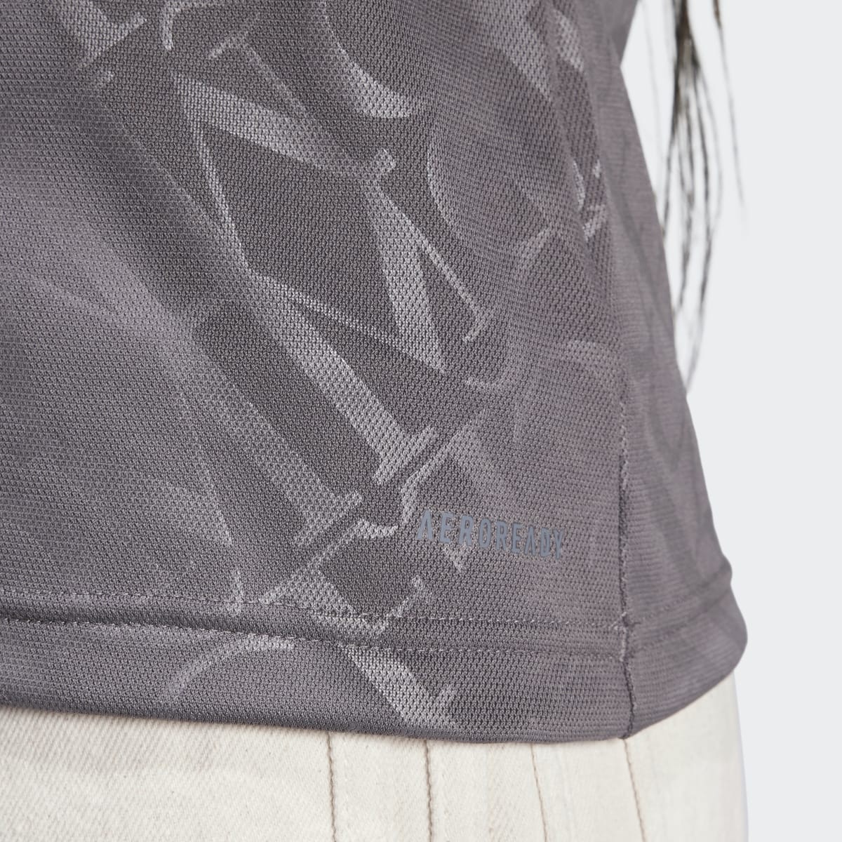 T-shirt de Mulher 3.º Equipamento Real Madrid 24/25 Cinzento-4