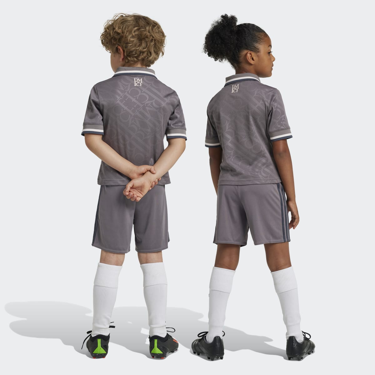 Conjunto de Bebé/Criança 3.º Equipamento Real Madrid 24/25 Cinzento-2