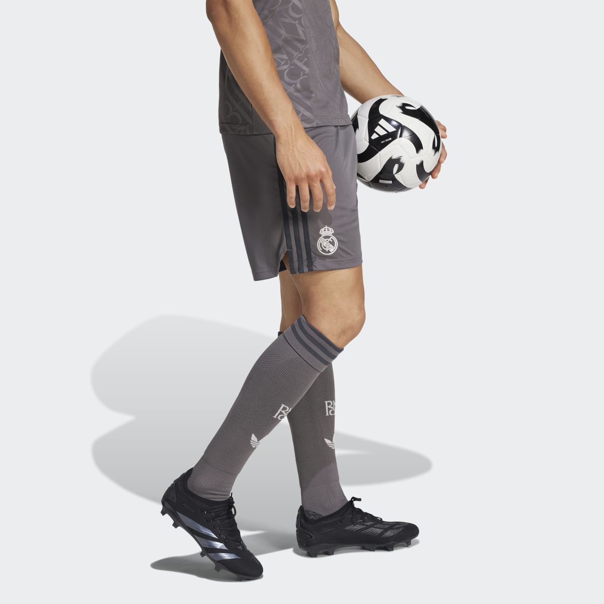 Calções de Homem 3.º Equipamento Real Madrid 24/25 Cinzento-6